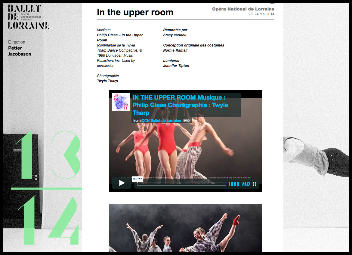 CCN Ballet de Lorraine - Website - Les Graphiquants